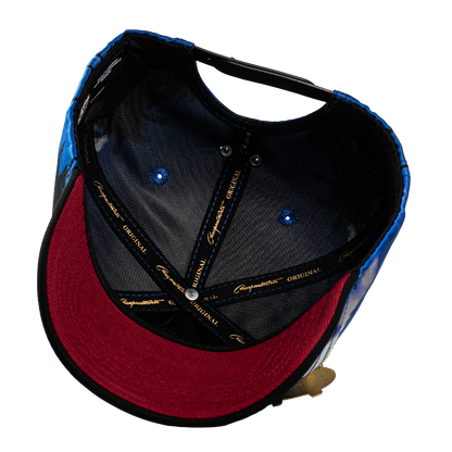 Placa Montana Palmeras Blue & Red