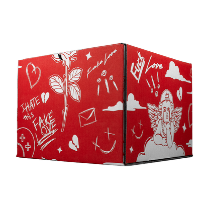 Full Set  Fake Love  (Caja,cubre polvo y llavero)