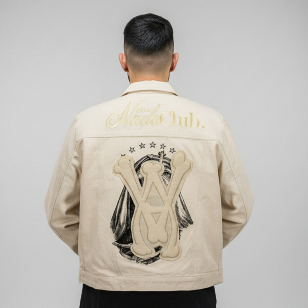 Chamarra Skull Star mezclilla