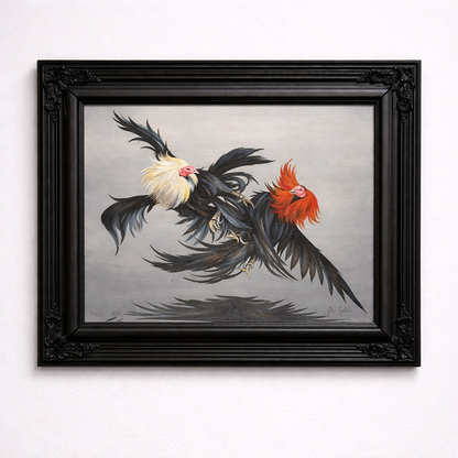 Cuadro Gallos de Pelea Cincopunto7 (edición especial)