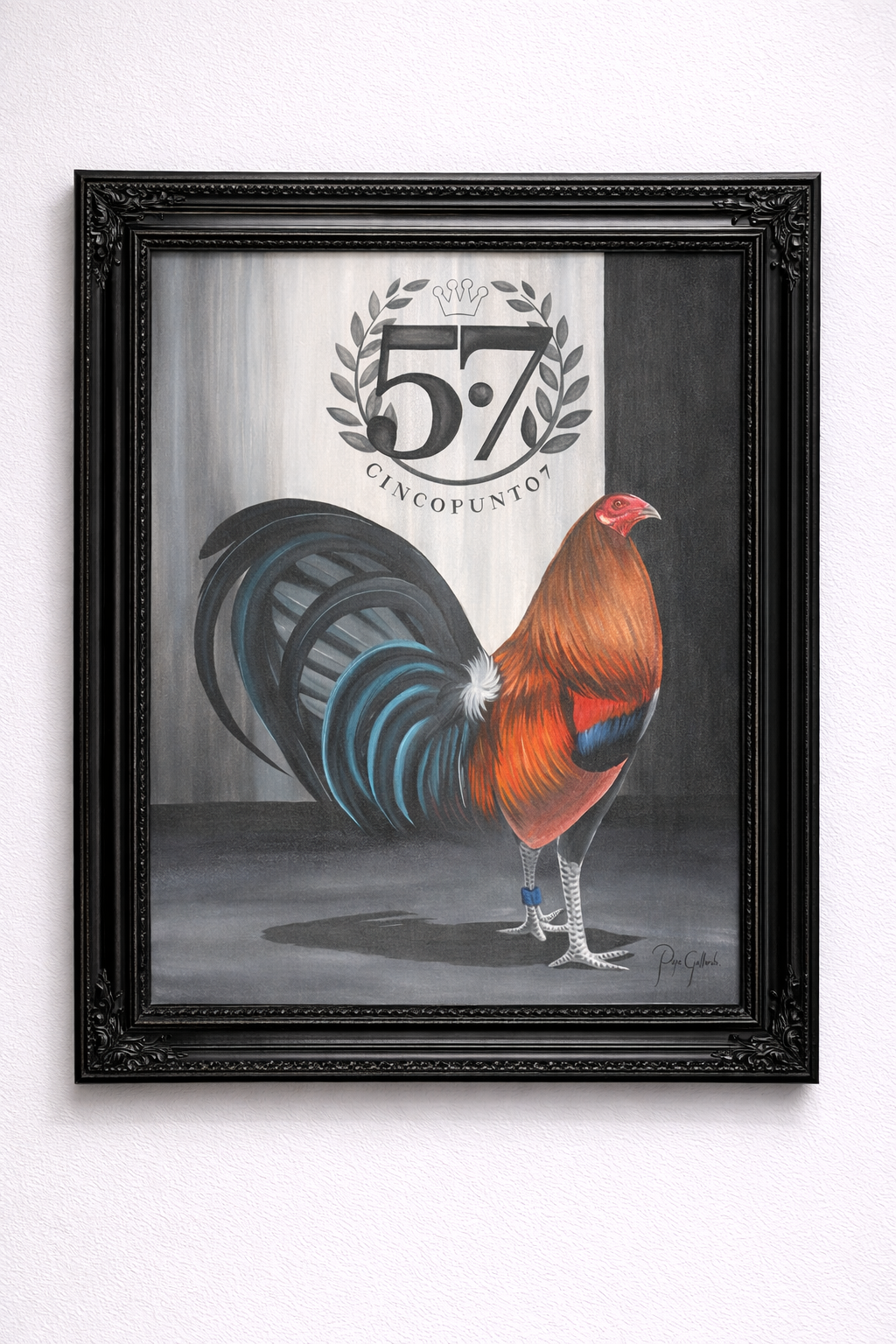 Cuadro Gallo Fino Cincopunto7 (Edición especial)