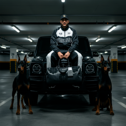 Sidebag Flower Skull Extra Grande