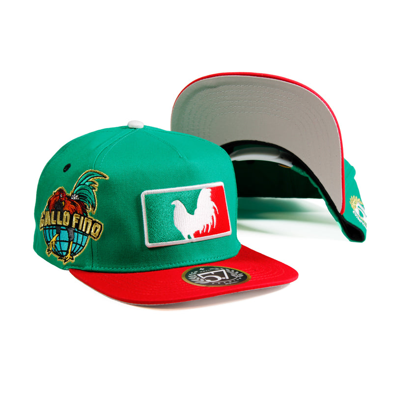Gorra Gallo Béisbol World Series - Green Premium