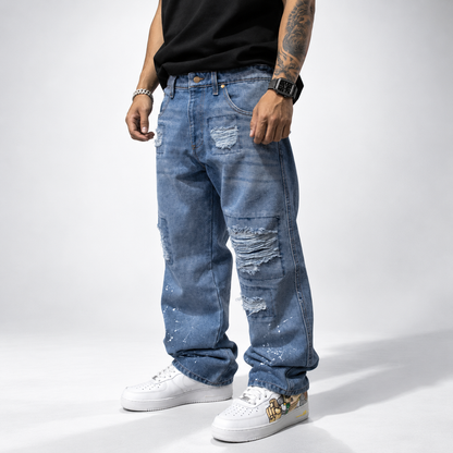 Jeans FVSVN Blue Destroyer Straight
