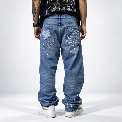 Jeans FVSVN Blue Destroyer Straight