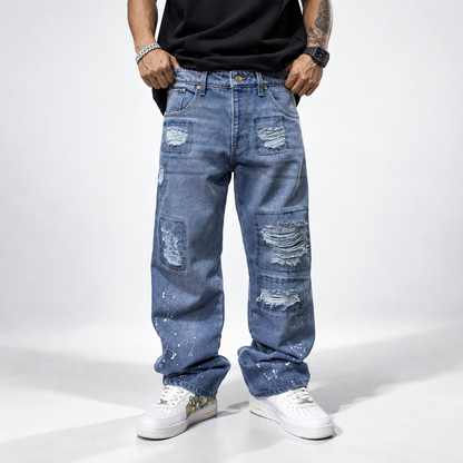 Jeans FVSVN Blue Destroyer Straight