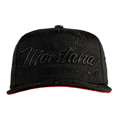 Gorra Montana bordado full Black, Edición Especial