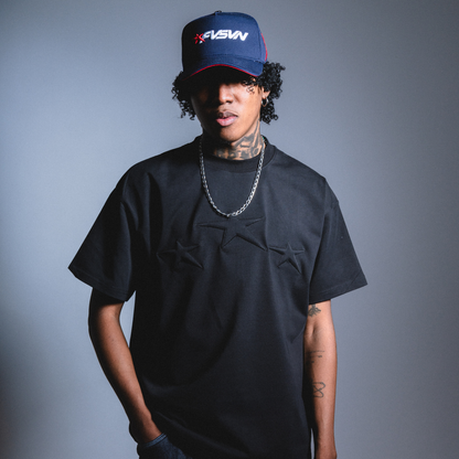 Playera Skull Star Cherry