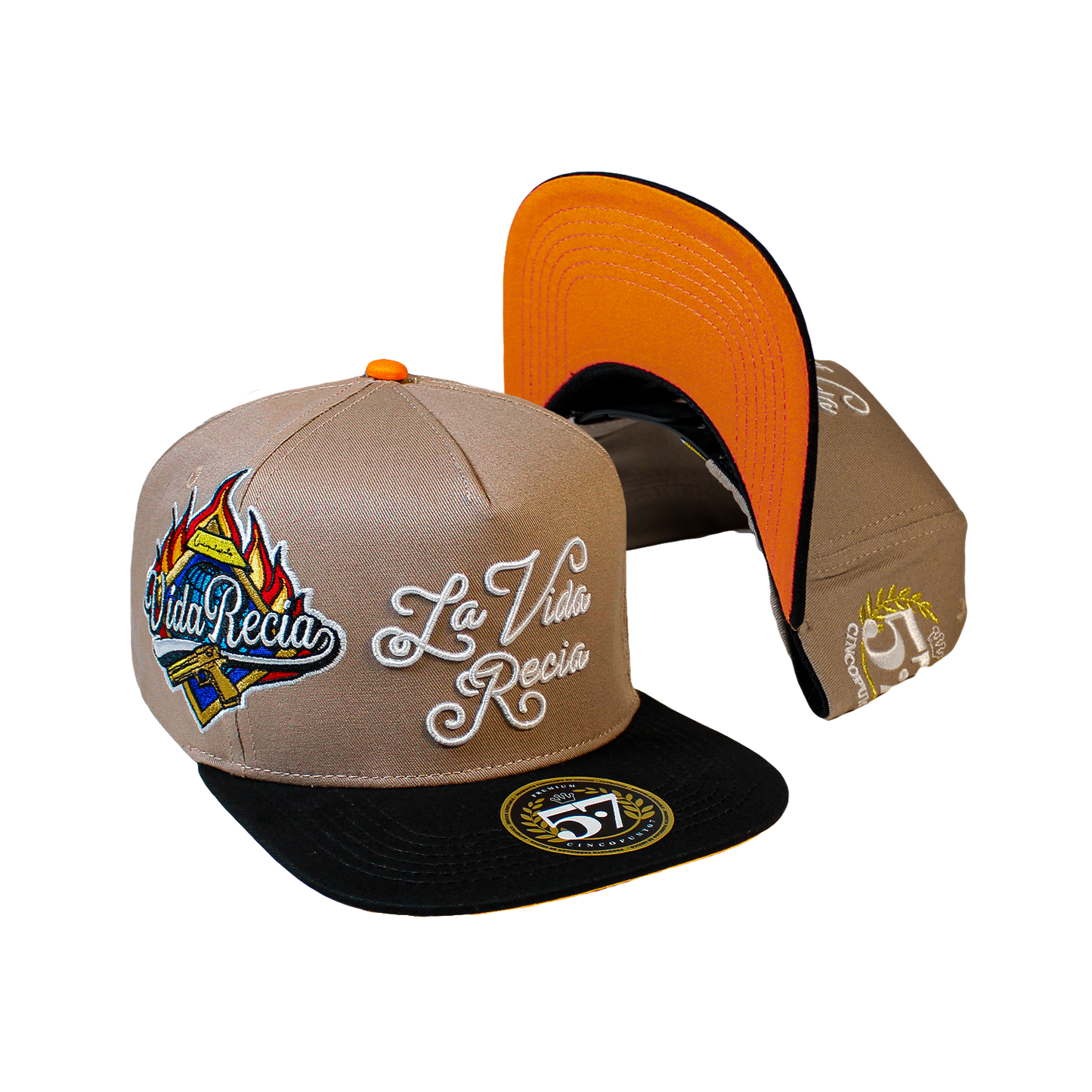 Gorra La Vida Recia brown cincopunto7