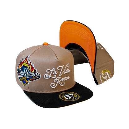 Gorra La Vida Recia brown cincopunto7