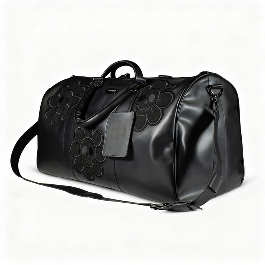 Sidebag Flower Skull Extra Grande