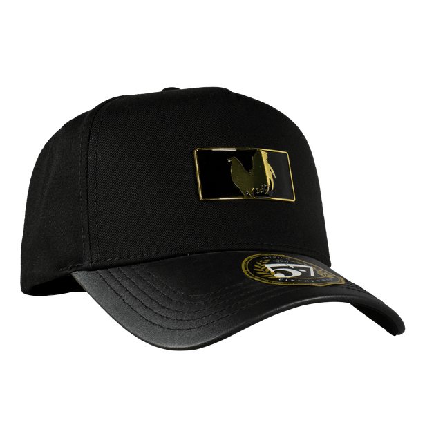 Gallo Beisbol Placa Black Curva - Cincopunto7