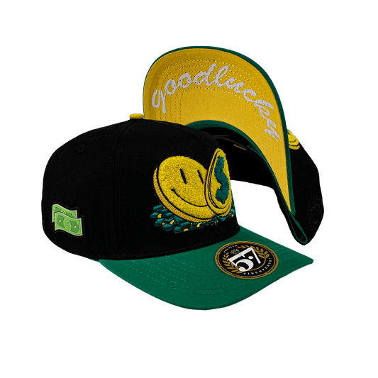 Good Lucky Black & Green Curva - Cincopunto7