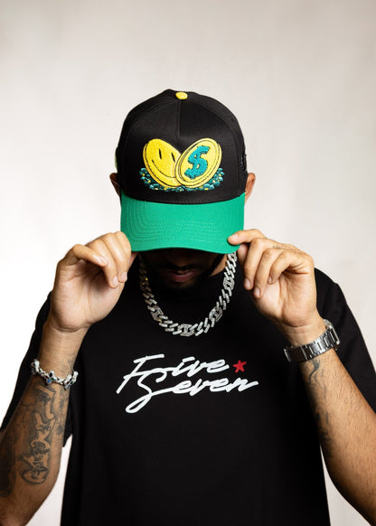 Good Lucky Black & Green Curva - Cincopunto7