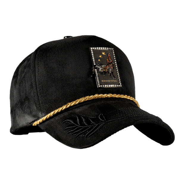 Gorra Carta Gallo Guirnaldas Black - Cincopunto7