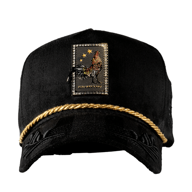 Gorra Carta Gallo Guirnaldas Black - Cincopunto7