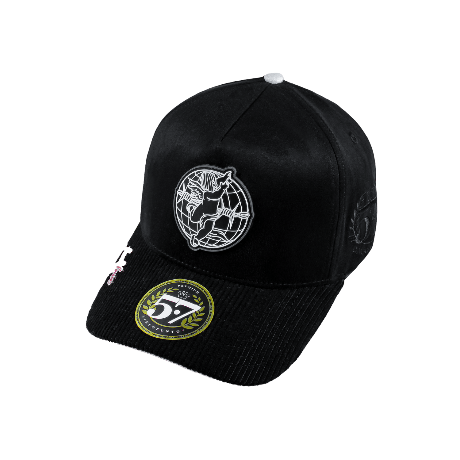 Gorra Fake Love Angel World Black - Cincopunto7