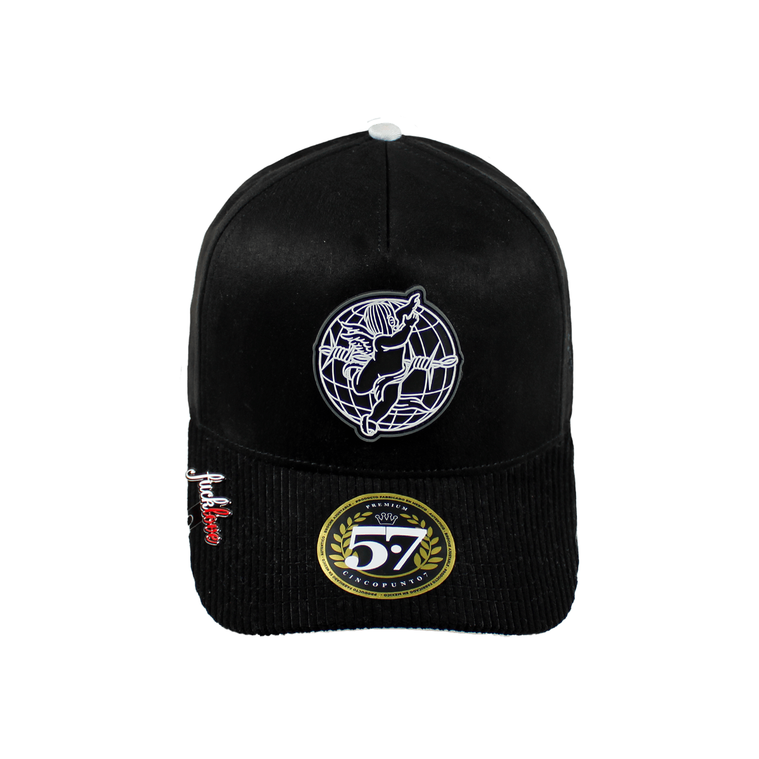 Gorra Fake Love Angel World Black - Cincopunto7