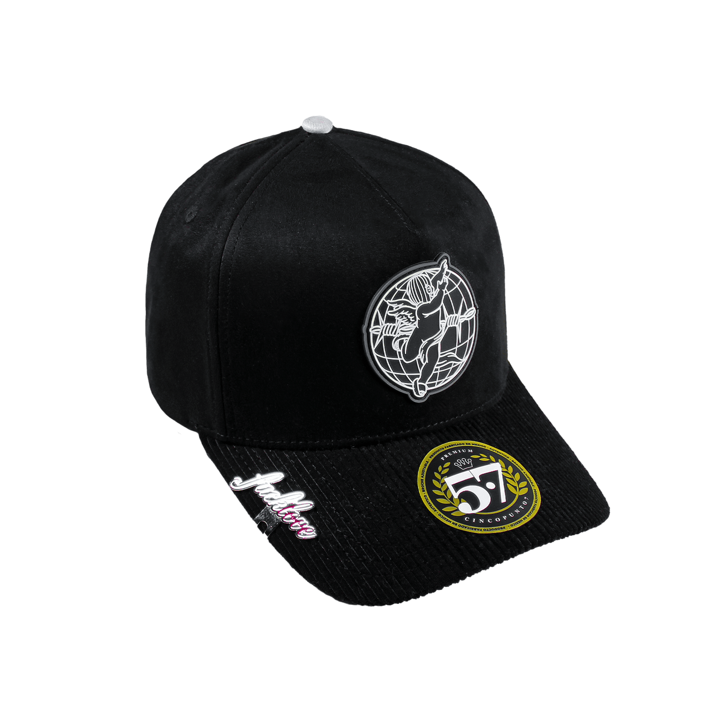 Gorra Fake Love Angel World Black - Cincopunto7