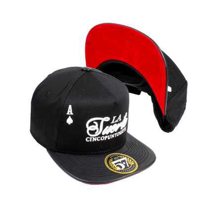 Gorra La Suerte Premium black cincopunto7 - Cincopunto7