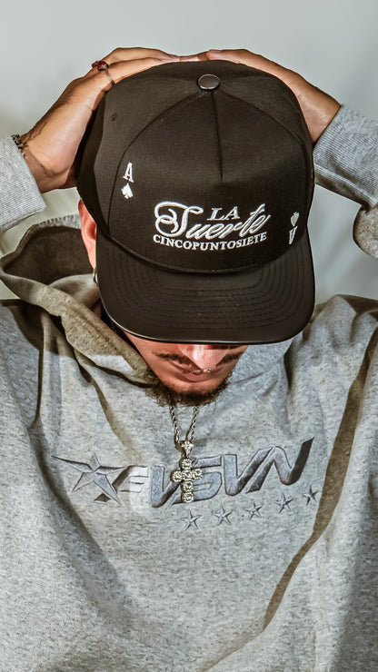 Gorra La Suerte Premium black cincopunto7 - Cincopunto7