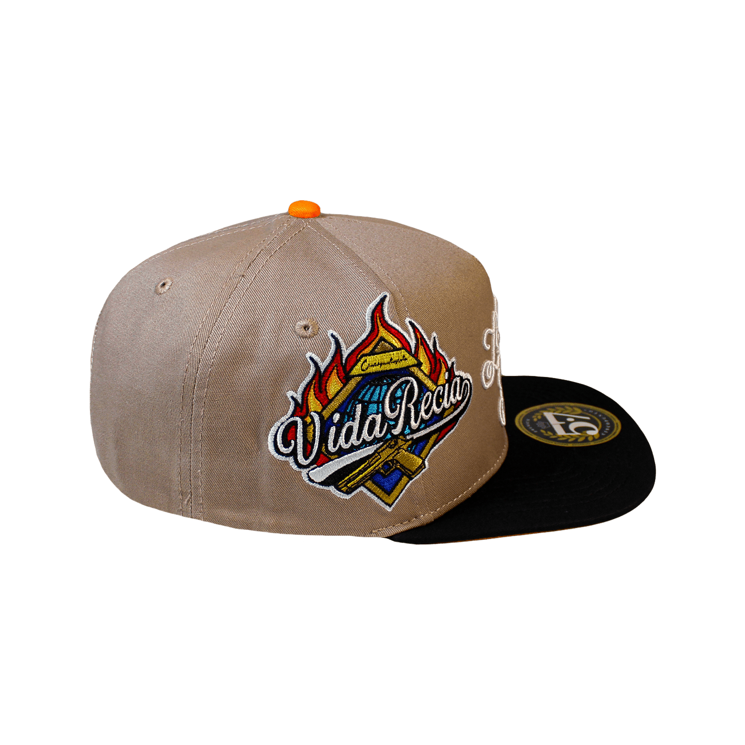 Gorra La Vida Recia brown cincopunto7 - Cincopunto7