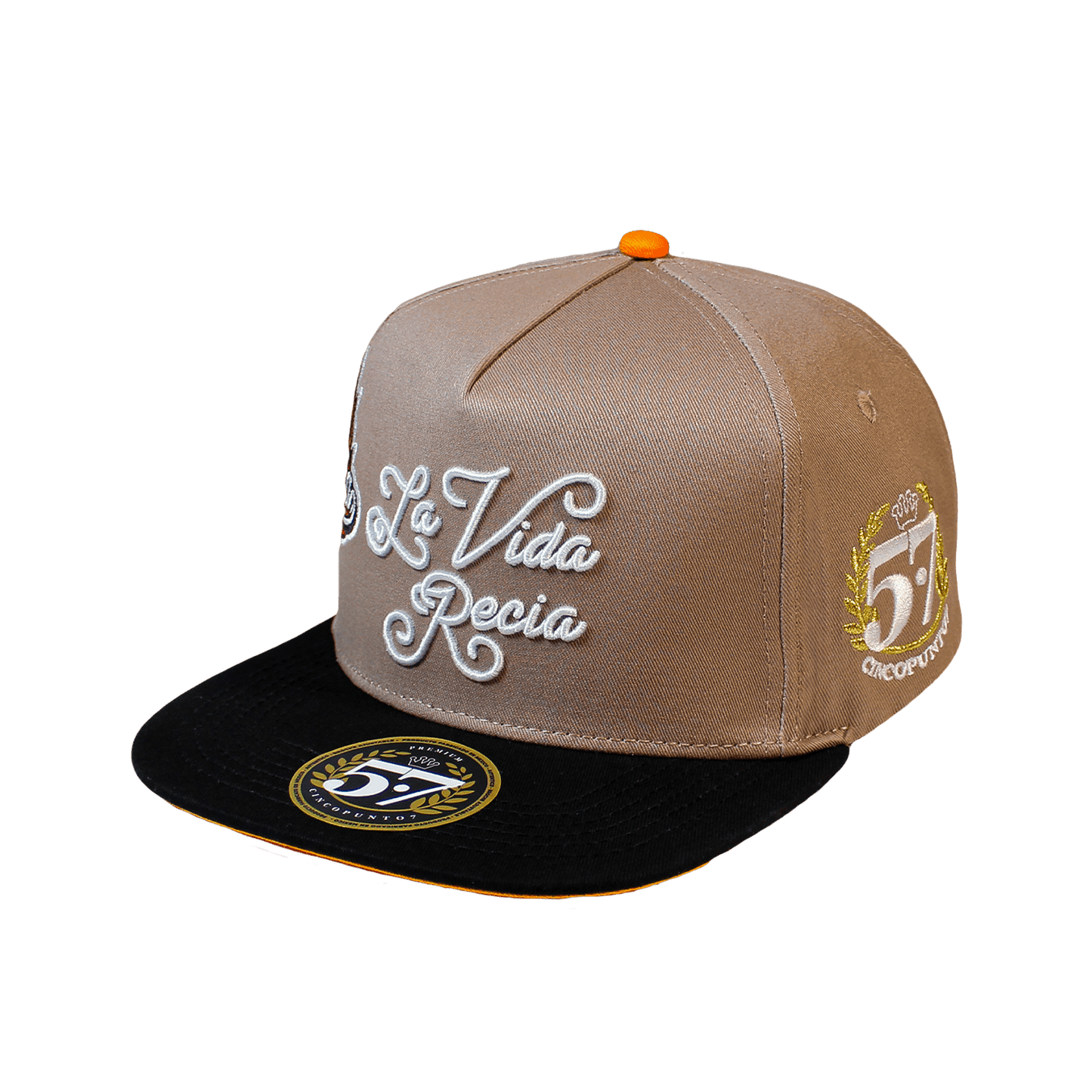 Gorra La Vida Recia brown cincopunto7 - Cincopunto7