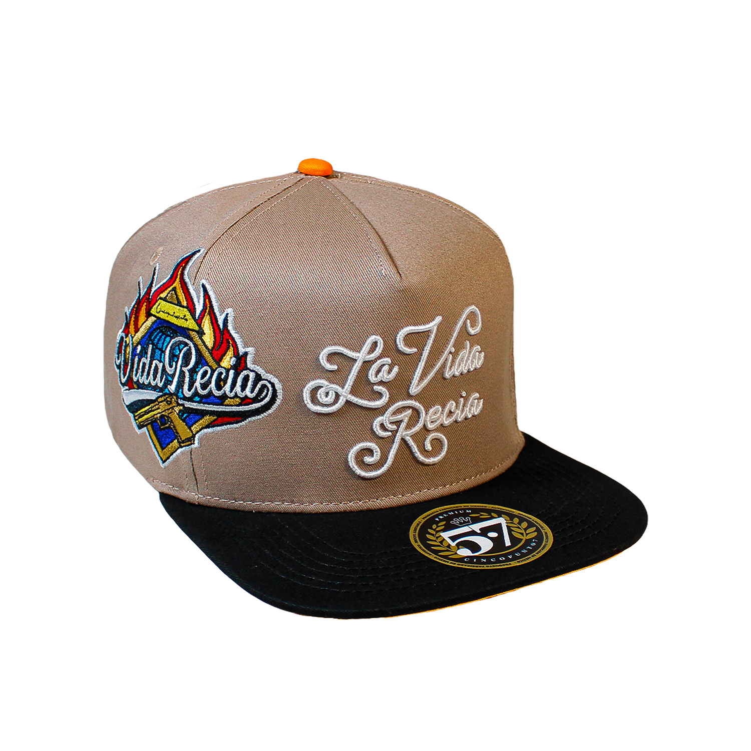Gorra La Vida Recia brown cincopunto7 - Cincopunto7