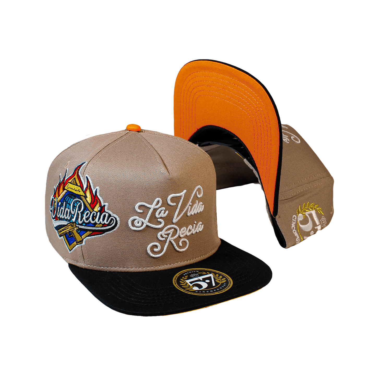 Gorra La Vida Recia brown cincopunto7 - Cincopunto7