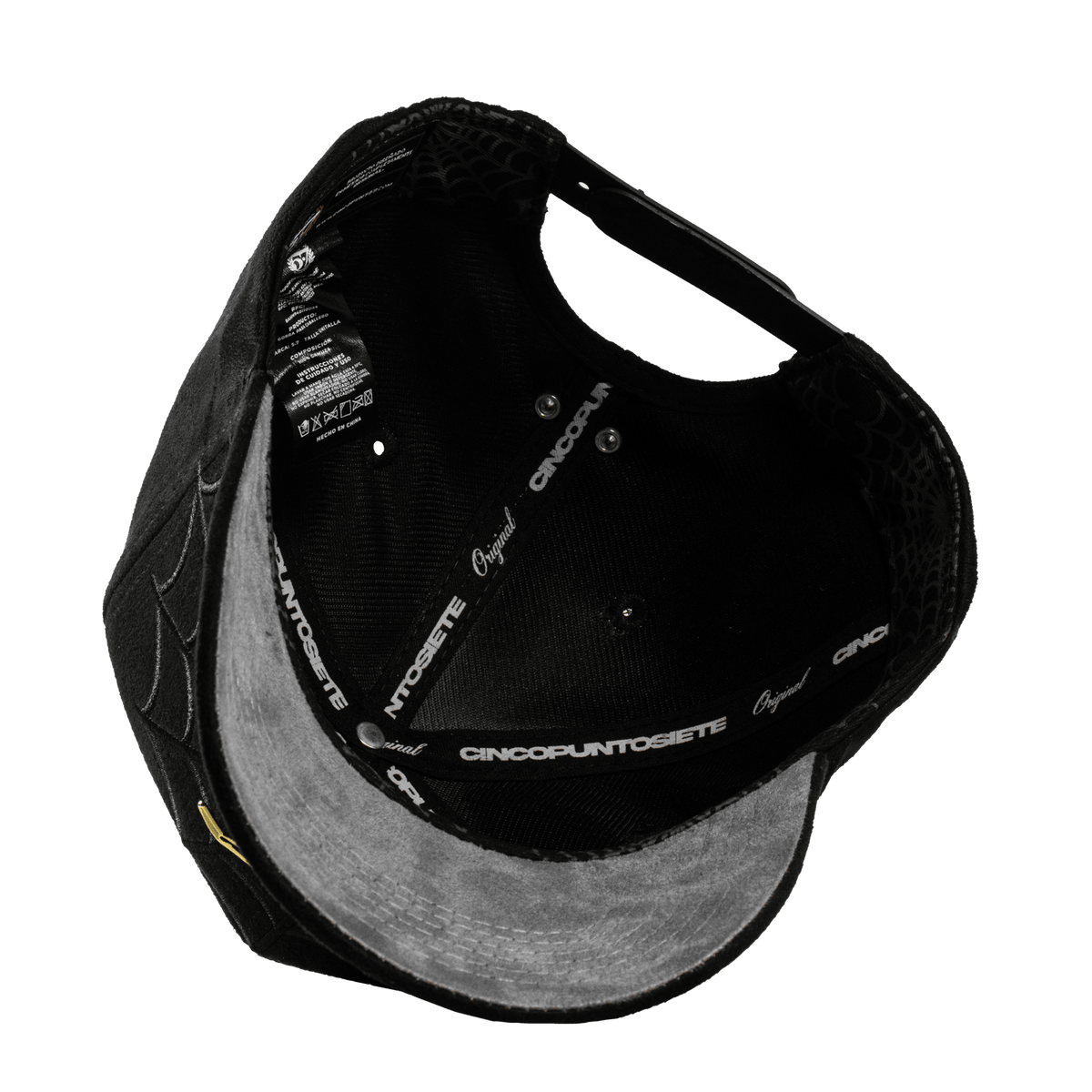 Gorra Metal Gold Spider Black & Grey cincopunto7 - Cincopunto7