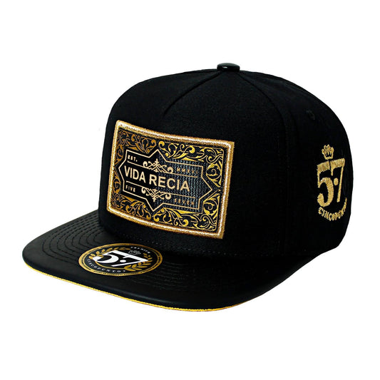 Gorra Parche Vida Recia black cincopunto7 - Cincopunto7
