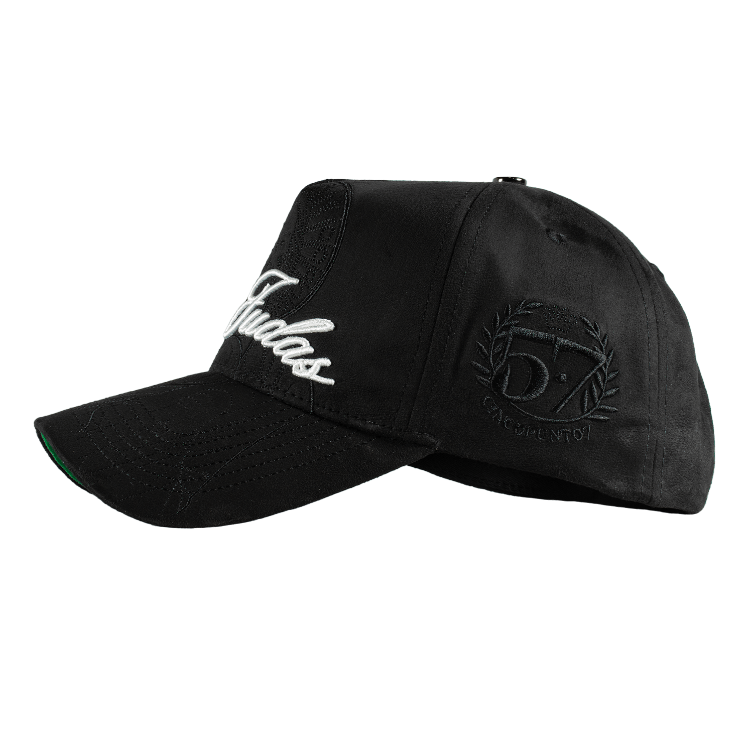 Gorras San Judas Blanca Black Premium - Cincopunto7