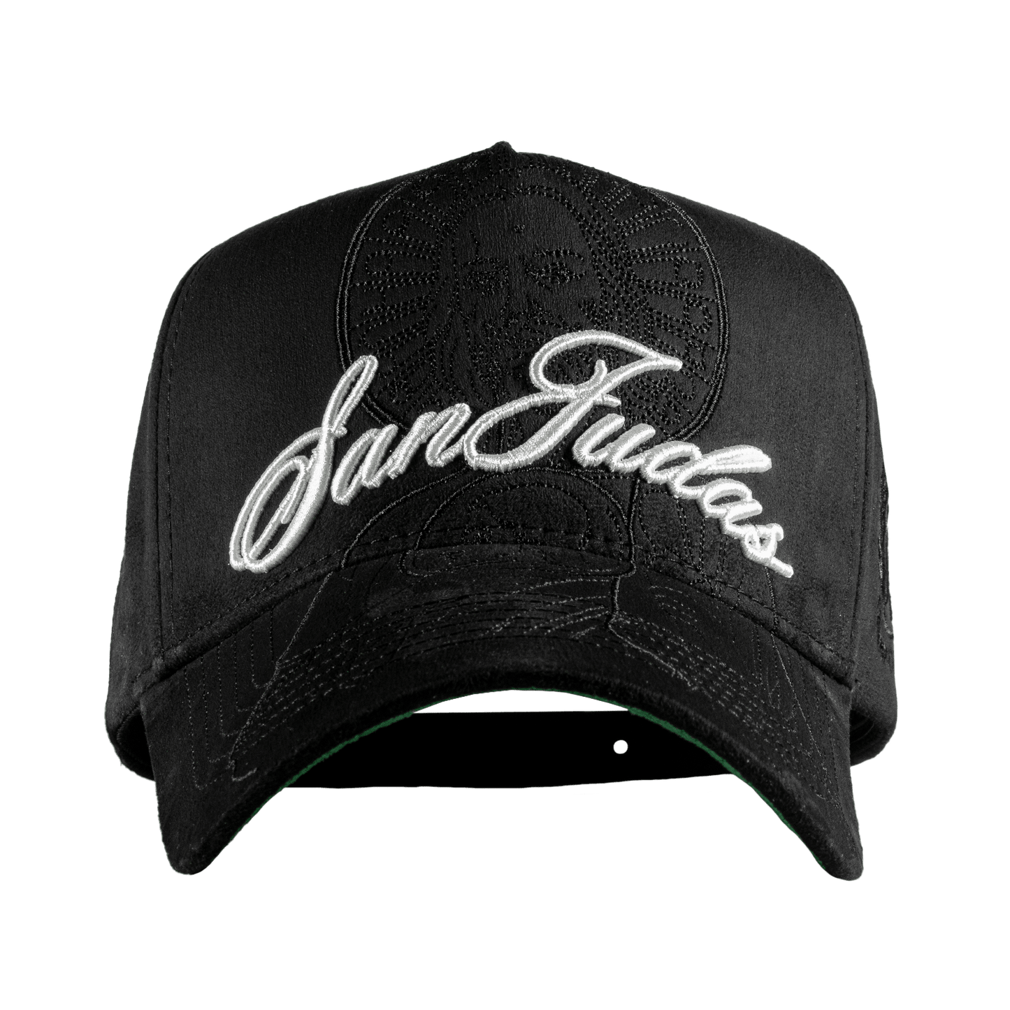 Gorras San Judas Blanca Black Premium - Cincopunto7