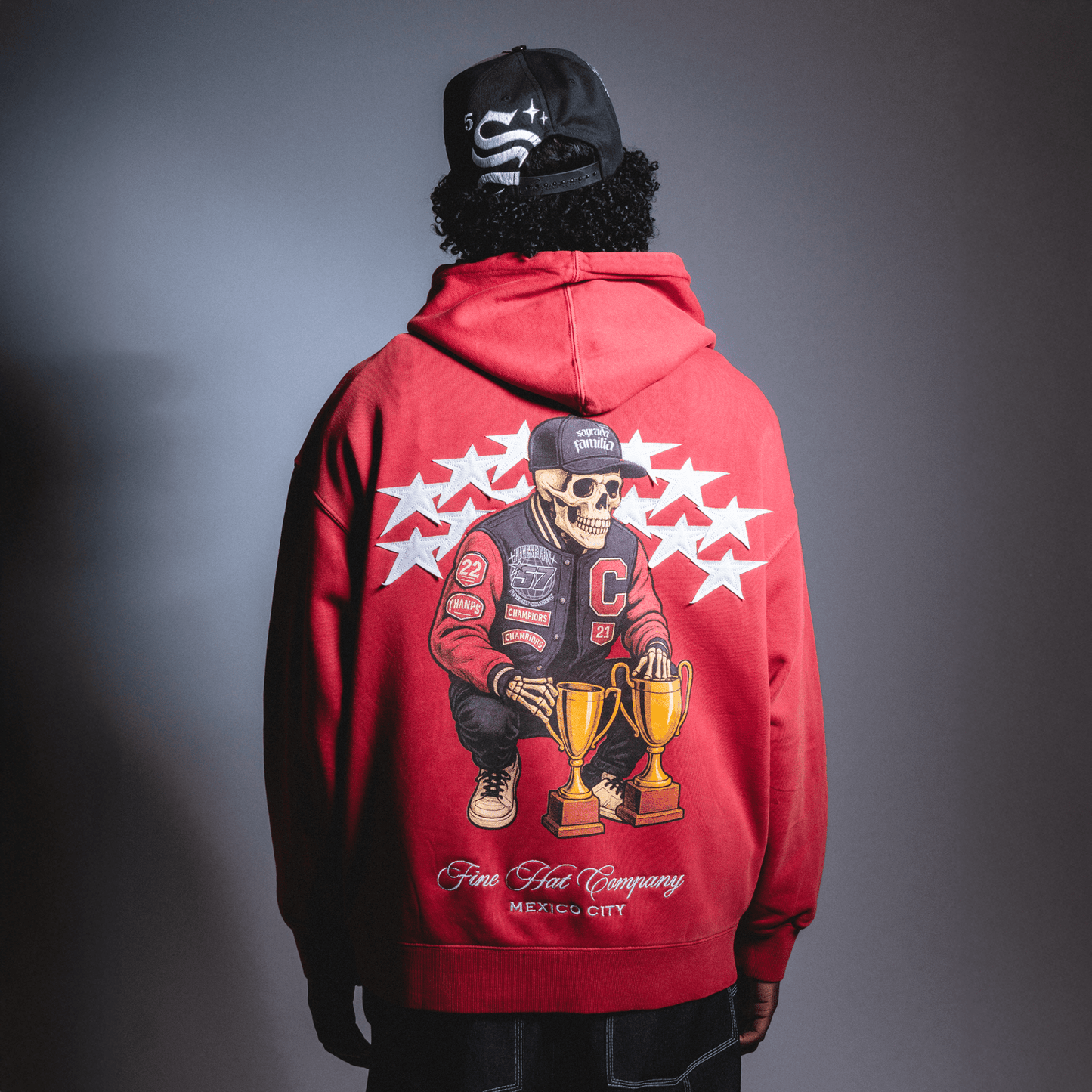 Hoodie champions FALLEN Skull - Cincopunto7