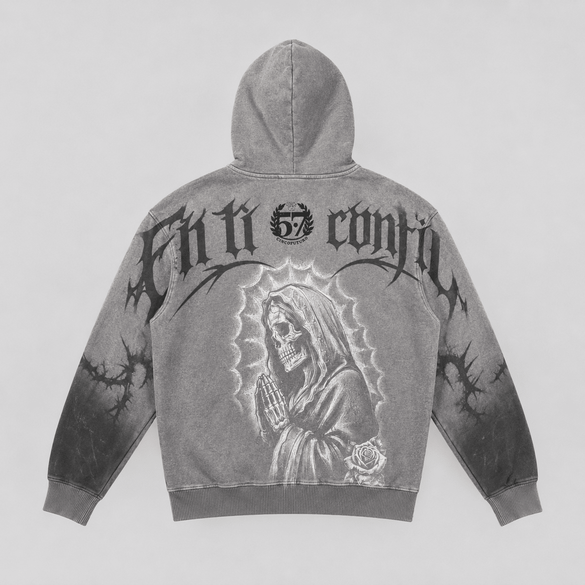 Hoodie En Ti Confio - Cincopunto7