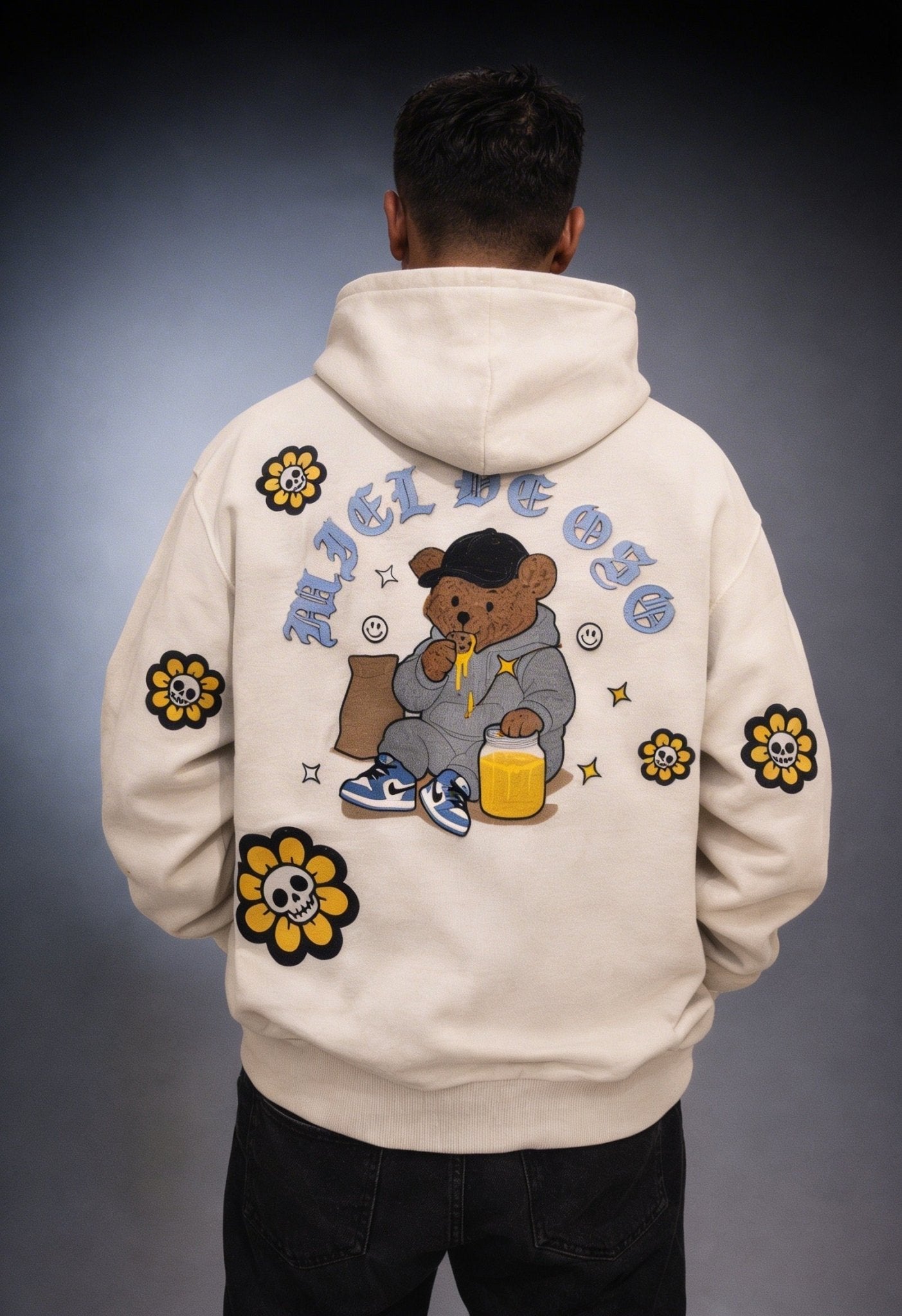 Hoodie Flower Skull - Cincopunto7