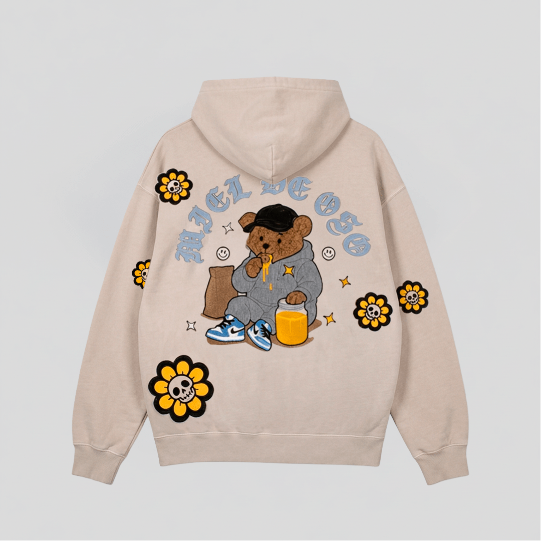 Hoodie Flower Skull - Cincopunto7