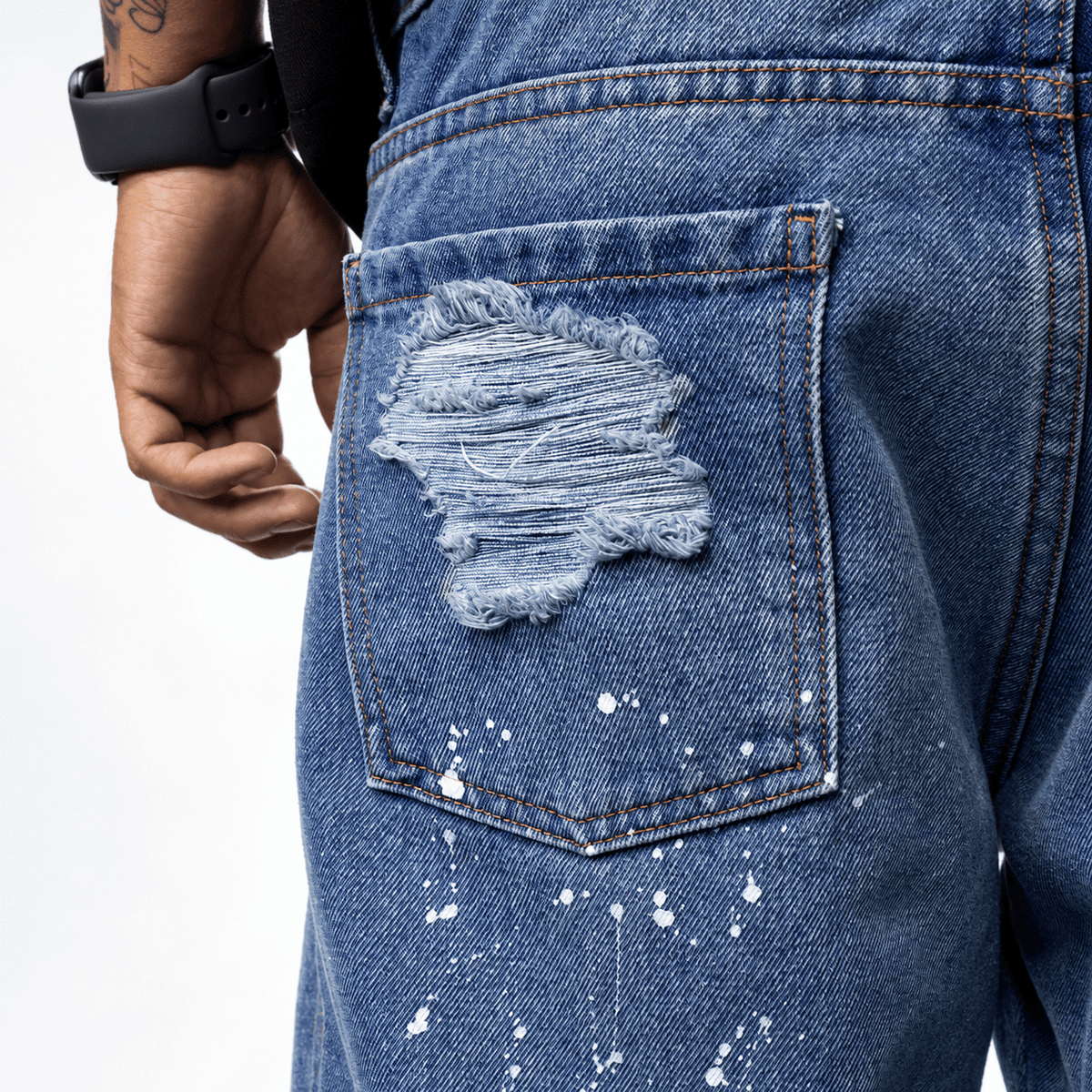 Jeans FVSVN Blue Destroyer Straight - Cincopunto7