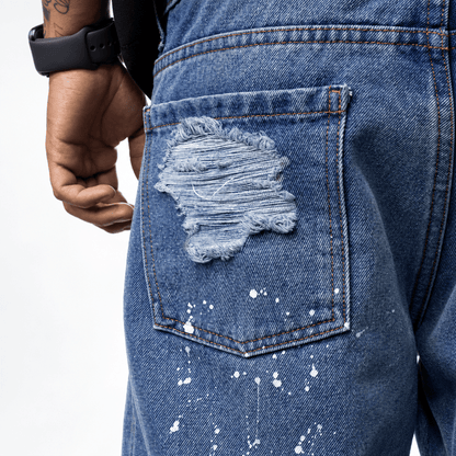 Jeans FVSVN Blue Destroyer Straight - Cincopunto7
