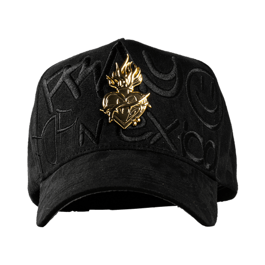 Metal Gold Pray For Mexico Black & Grey - Cincopunto7