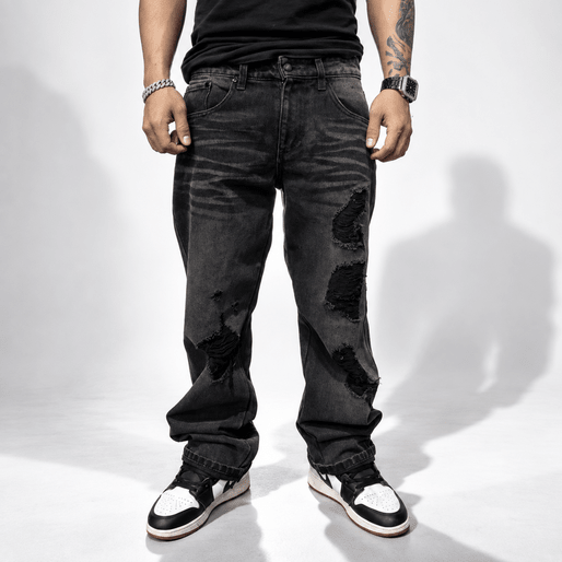 Pantalón de mezclilla FVSVN Dark Grey Straight 28 - Cincopunto7