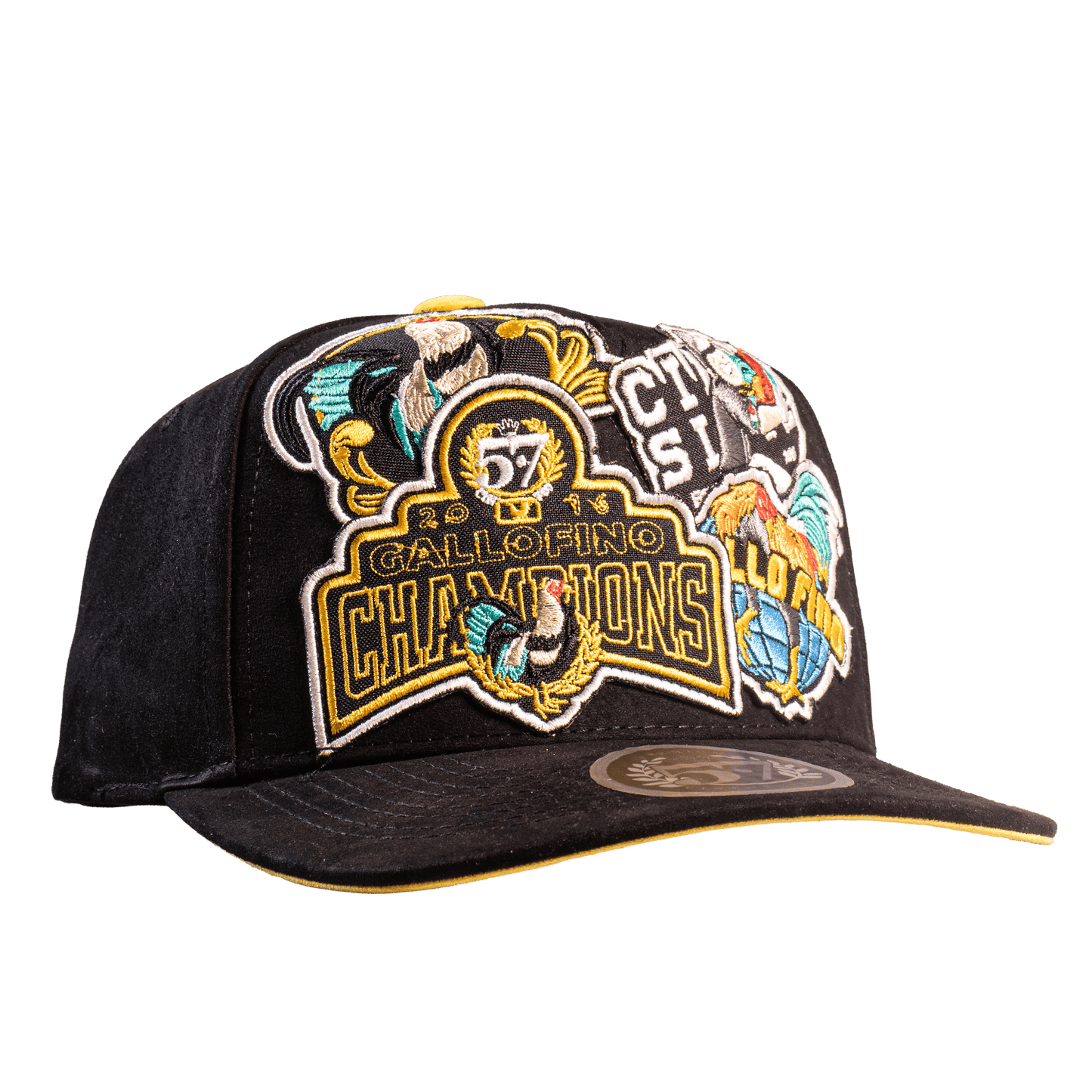 Patch Gallos Finos Black & Yellow - Cincopunto7
