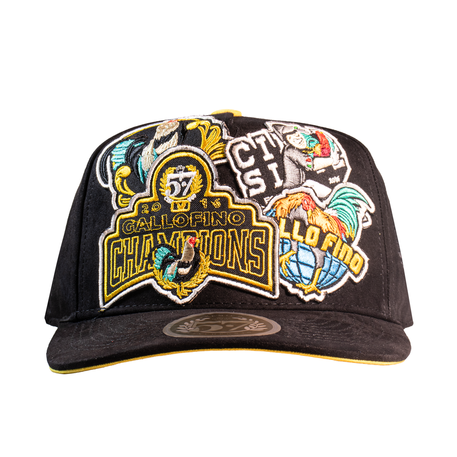 Patch Gallos Finos Black & Yellow - Cincopunto7