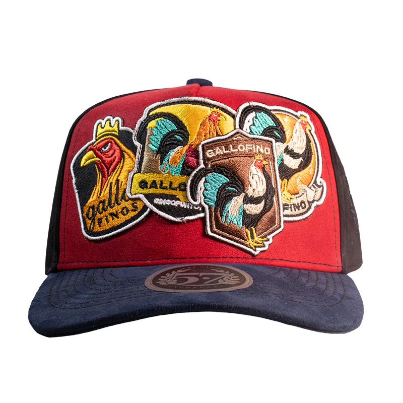 Patch Gallos Finos Red & Black - Cincopunto7