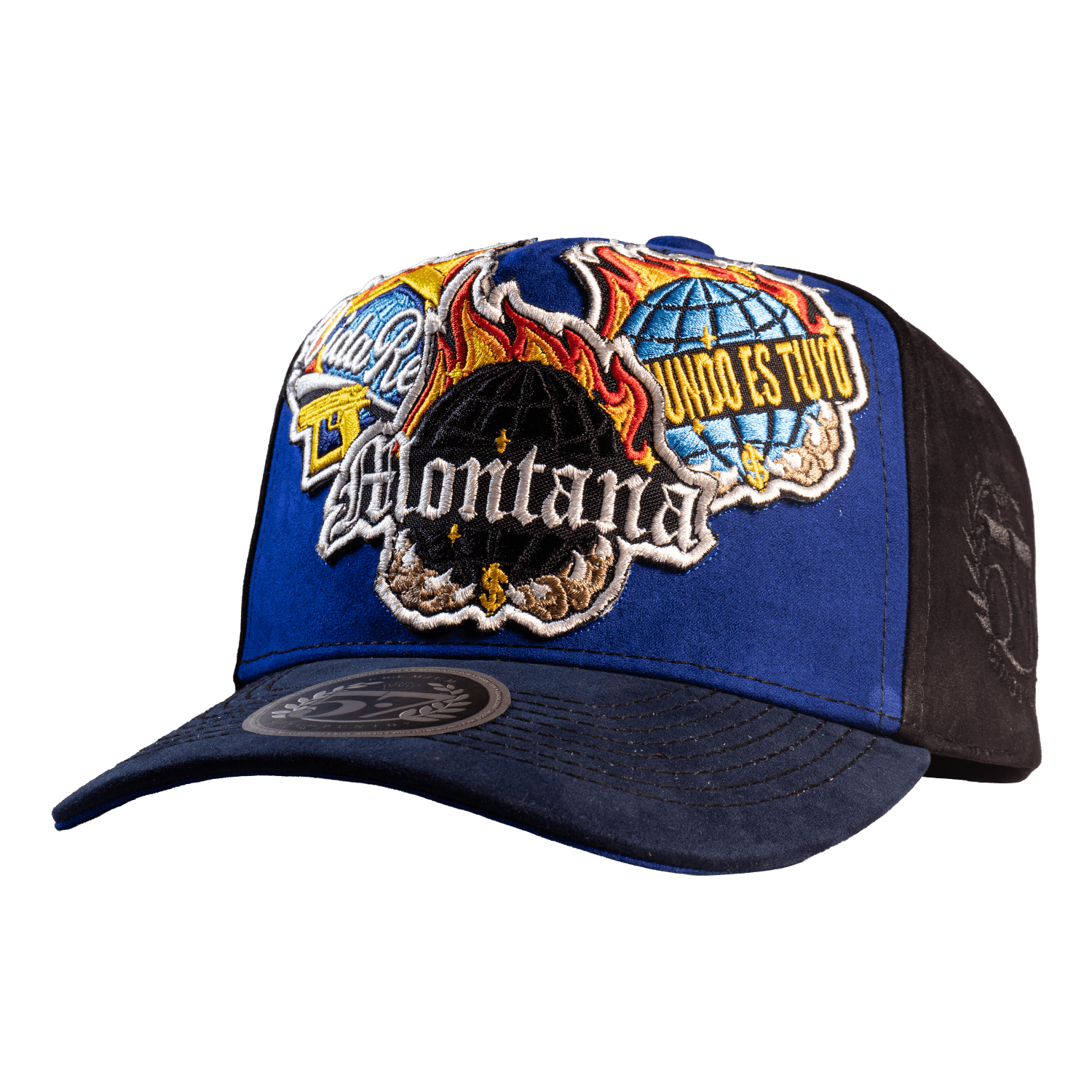 Patch Montana World Is Yours Black & Blue - Cincopunto7
