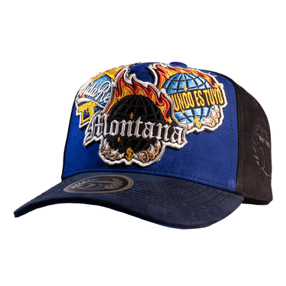 Patch Montana World Is Yours Black & Blue - Cincopunto7