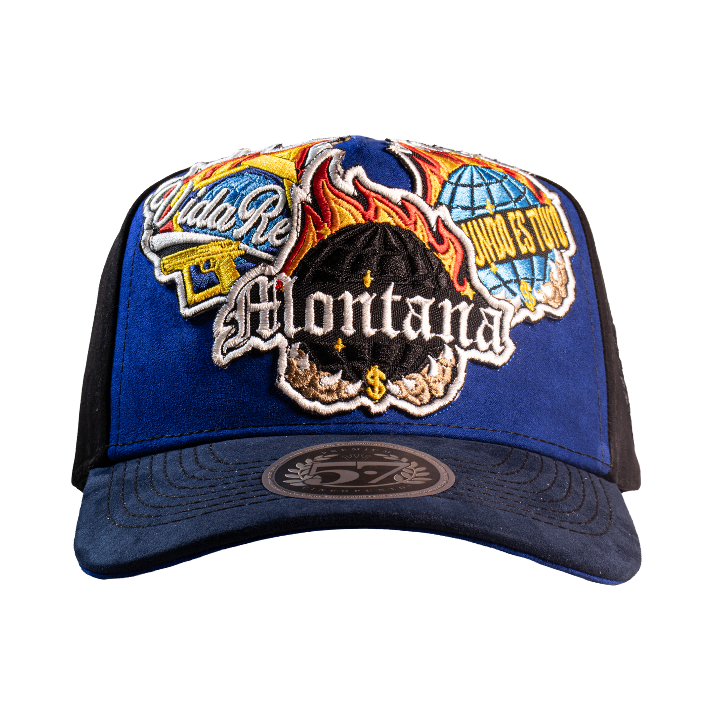Patch Montana World Is Yours Black & Blue - Cincopunto7