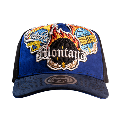 Patch Montana World Is Yours Black & Blue - Cincopunto7