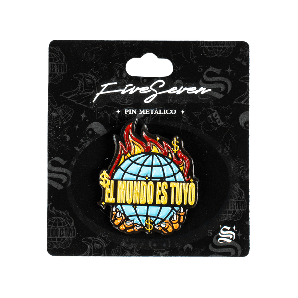 Pin El Mundo Es Tuyo - Cincopunto7
