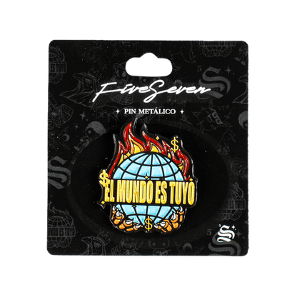 Pin El Mundo Es Tuyo - Cincopunto7